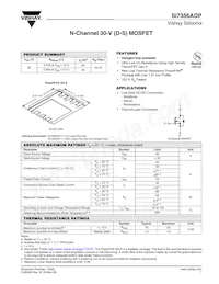 SI7356ADP-T1-GE3 Datasheet Cover