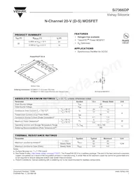 SI7366DP-T1-GE3 Datasheet Cover