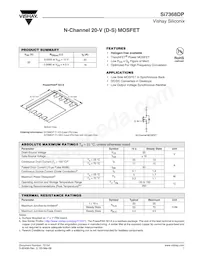 SI7368DP-T1-GE3 Datasheet Cover