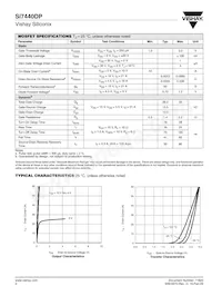 SI7440DP-T1-GE3 Datasheet Page 2
