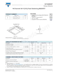 SI7446BDP-T1-GE3 Datasheet Cover