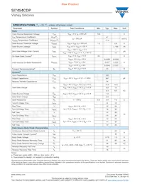 SI7454CDP-T1-GE3 Datasheet Page 2
