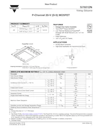 SI7601DN-T1-E3 Datasheet Cover