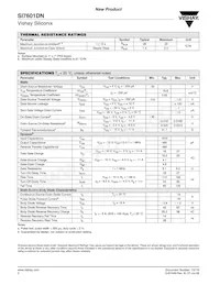 SI7601DN-T1-E3 Datasheet Page 2