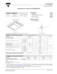 SI7620DN-T1-GE3 Datasheet Cover