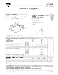 SI7682DP-T1-GE3 Datasheet Cover