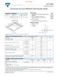 SI7774DP-T1-GE3 Datasheet Cover