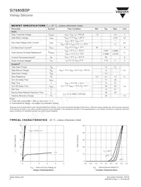 SI7840BDP-T1-GE3 Datasheet Page 2