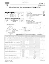 SIA811DJ-T1-GE3 Datasheet Cover