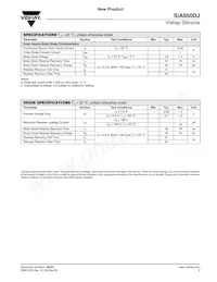 SIA850DJ-T1-GE3 Datasheet Page 3