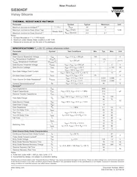 SIE804DF-T1-GE3 Datasheet Page 2
