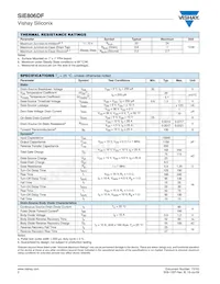 SIE806DF-T1-GE3 Datasheet Page 2