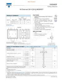 SIE848DF-T1-E3 Datasheet Cover