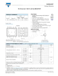 SIE854DF-T1-E3 Datasheet Cover