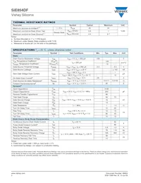 SIE854DF-T1-E3 Datasheet Page 2