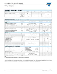 SIHF18N50C-E3 Datasheet Page 2
