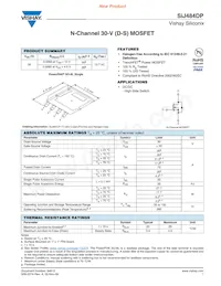 SIJ484DP-T1-GE3 Datasheet Cover