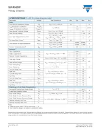 SIR408DP-T1-GE3 Datasheet Page 2