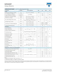 SIR432DP-T1-GE3 Datasheet Pagina 2