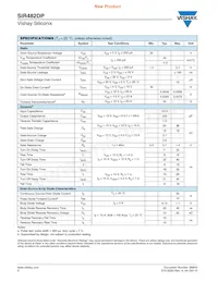 SIR482DP-T1-GE3 Datasheet Page 2