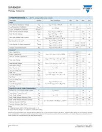 SIR496DP-T1-GE3 Datasheet Page 2
