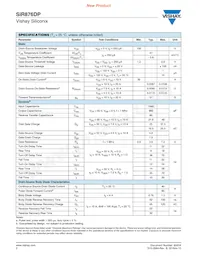 SIR876DP-T1-GE3 Datasheet Page 2