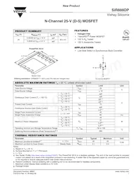 SIR888DP-T1-GE3 Datasheet Cover