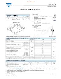 SIS330DN-T1-GE3 Datasheet Cover