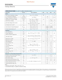 SIS330DN-T1-GE3 Datasheet Page 2