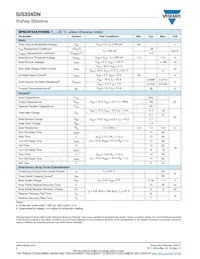 SIS334DN-T1-GE3 Datasheet Page 2