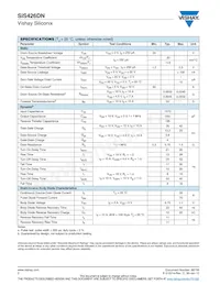 SIS426DN-T1-GE3 Datasheet Page 2