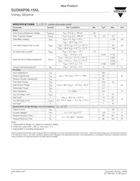 SUD08P06-155L-E3 Datasheet Pagina 2