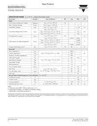 SUD50N04-05L-E3 Datasheet Page 2