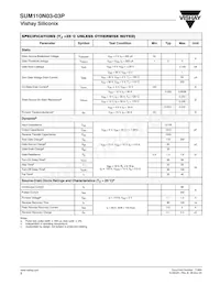 SUM110N03-03P-E3 Datasheet Page 2