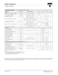 SUM110N04-03-E3 Datasheet Page 2