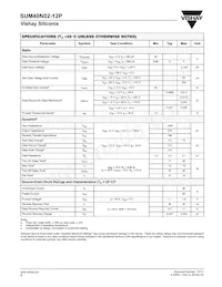 SUM40N02-12P-E3 Datasheet Page 2