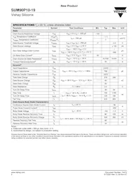 SUM90P10-19-E3 Datasheet Pagina 2
