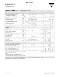 SUM90P10-19-E3 데이터 시트 페이지 2