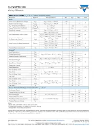 SUP25P10-138-GE3 Datasheet Page 2