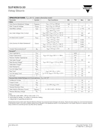SUP40N10-30-E3 Datasheet Page 2
