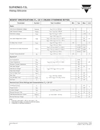 SUP45N03-13L-E3 Datasheet Page 2