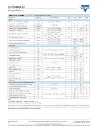 SUP90N03-03-E3 Datasheet Page 2