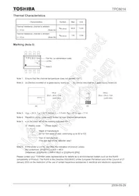 TPC8014(TE12L Datasheet Pagina 2