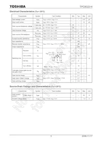 TPC8022-H(TE12LQ Datasheet Pagina 3