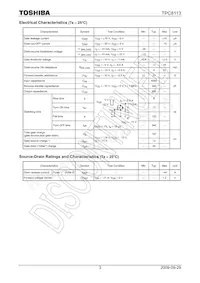 TPC8113(TE12L Datasheet Pagina 3