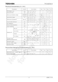 TPCA8005-H(TE12LQM Datasheet Page 3