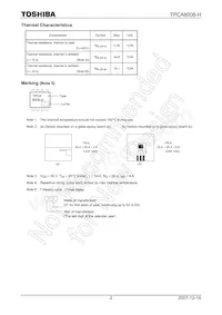 TPCA8008-H(TE12LQM數據表 頁面 2