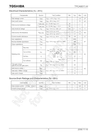 TPCA8011-H(TE12LQM Datasheet Page 3