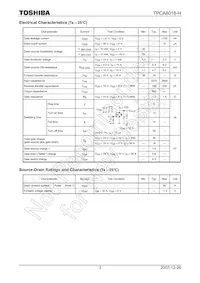 TPCA8018-H(TE12LQM Datasheet Pagina 3