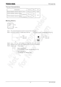 TPCA8105(TE12L Datasheet Pagina 2